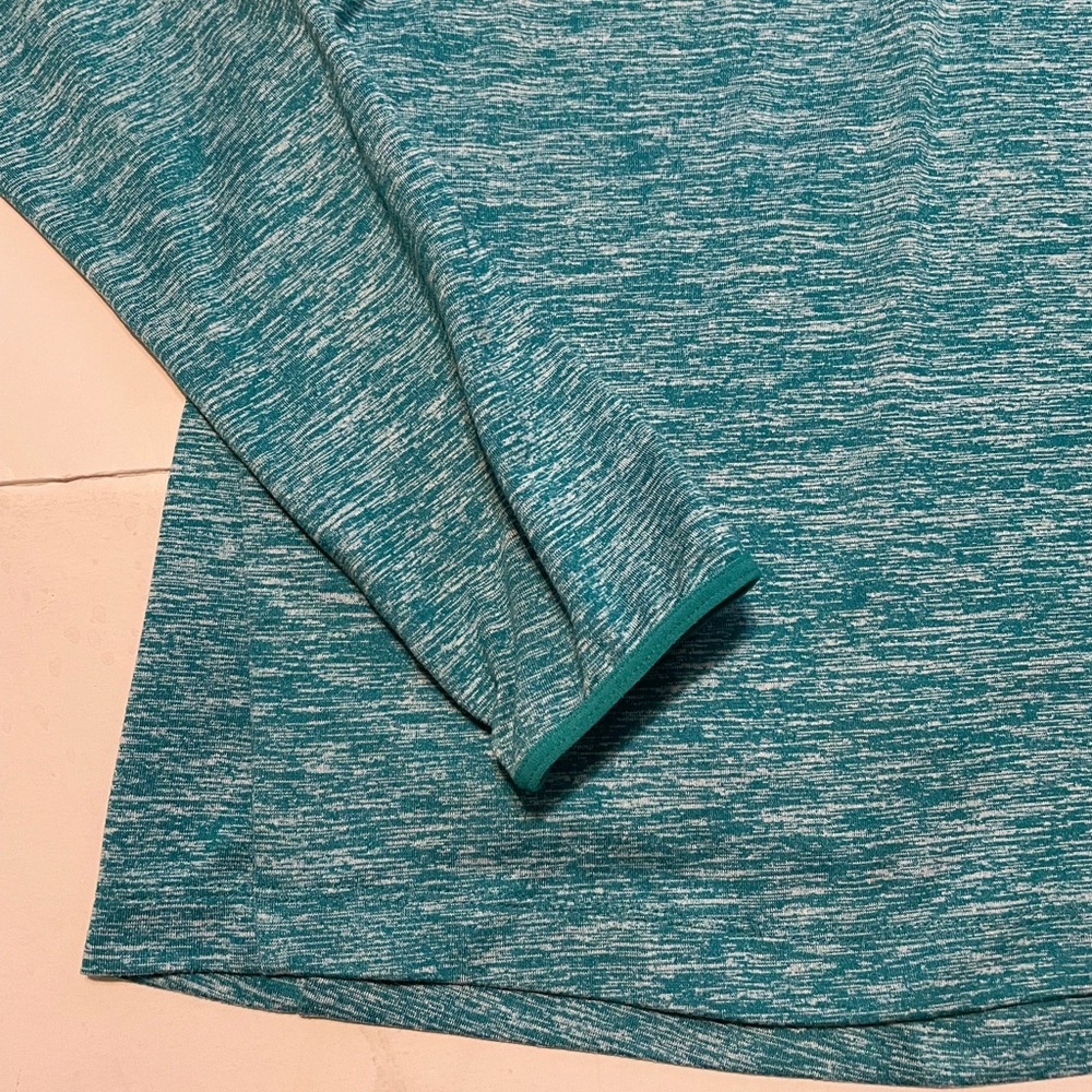 Nike Running Dri-Fit Women’s M Blue Granite "Head Cap" Pullover Hoodie Swoosh - Picture 6 of 10